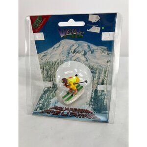Lemax Village Vail Polyresin Skiing Figurine In Original Packaging Item #72194